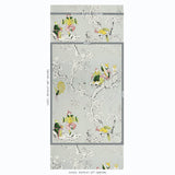 Schumacher Chinoiserie Moderne Soft Grey Wallpaper