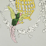 Schumacher Chinoiserie Moderne Soft Grey Wallpaper