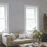 Schumacher Tiasquam Charcoal Wallpaper