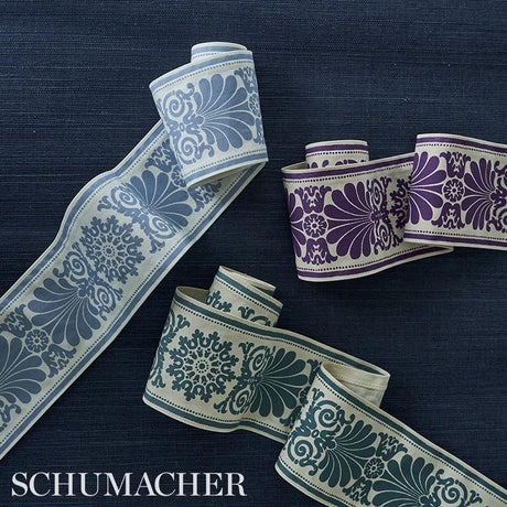 Schumacher Aubergine Yvonne Tape
