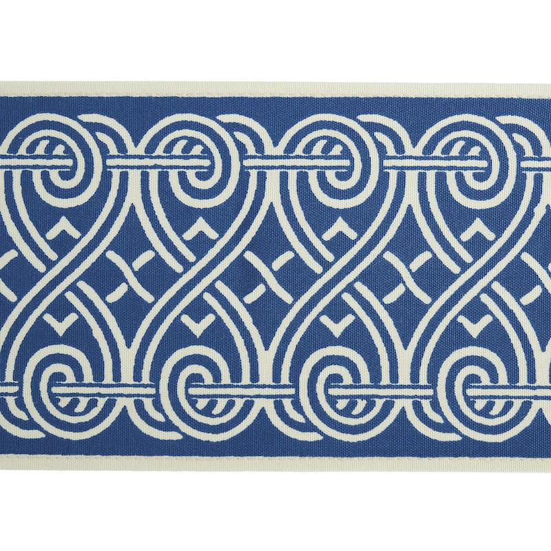 Schumacher Suzette Tape Navy Trim