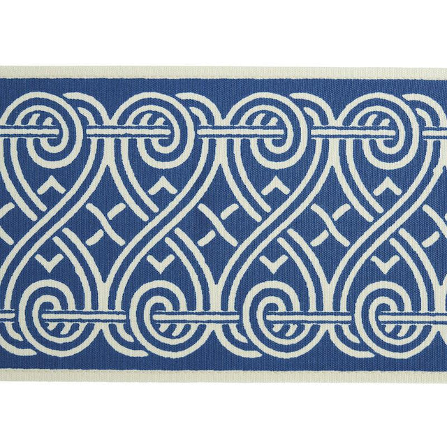 Schumacher Suzette Tape Navy Trim