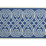 Schumacher Suzette Tape Navy Trim