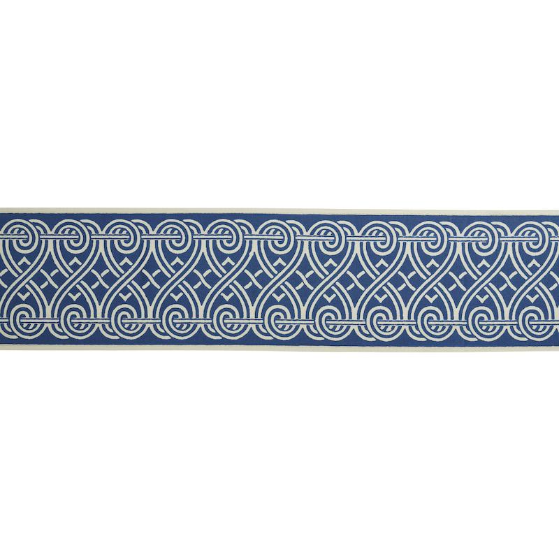Schumacher Suzette Tape Navy Trim