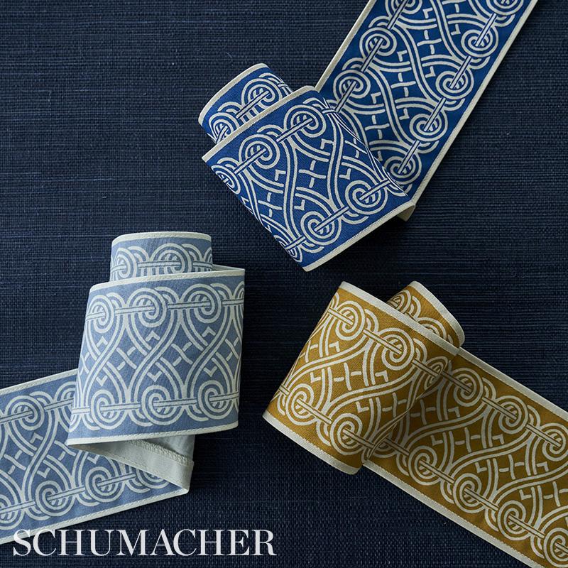 Schumacher Suzette Tape Gold Trim