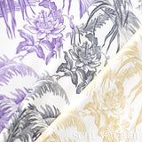 Schumacher Toile Tropique Black Fabric