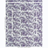 Schumacher Toile Tropique Purple Fabric