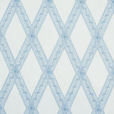 Schumacher Les Losanges Toile Sky Fabric