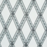 Schumacher Les Losanges Toile Carbon Fabric