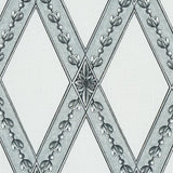 Schumacher Les Losanges Toile Carbon Fabric