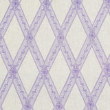 Schumacher Les Losanges Toile Iris Fabric