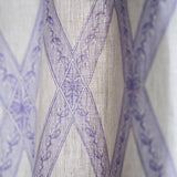Schumacher Les Losanges Toile Iris Fabric