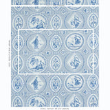 Schumacher Les Scenes Contemporaines Blue Fabric
