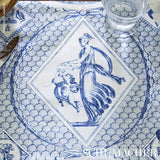 Schumacher Les Scenes Contemporaines Blue Fabric