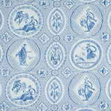 Schumacher Les Scenes Contemporaines Blue Fabric