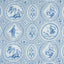 Schumacher Les Scenes Contemporaines Blue Fabric