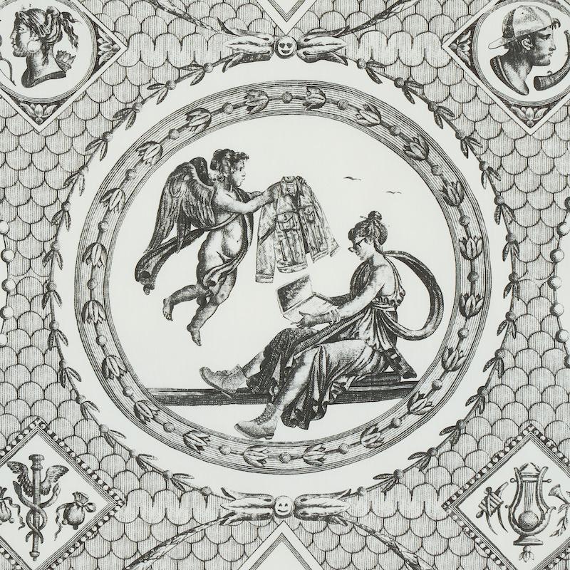 Schumacher Les Scenes Contemporaines Black Fabric