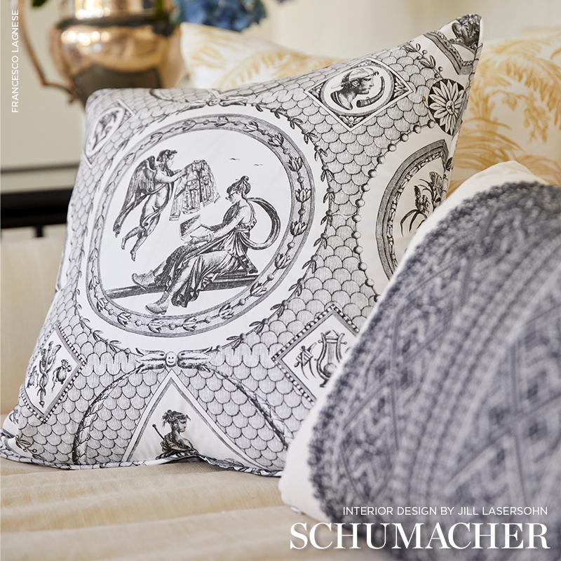 Schumacher Les Scenes Contemporaines Black Fabric