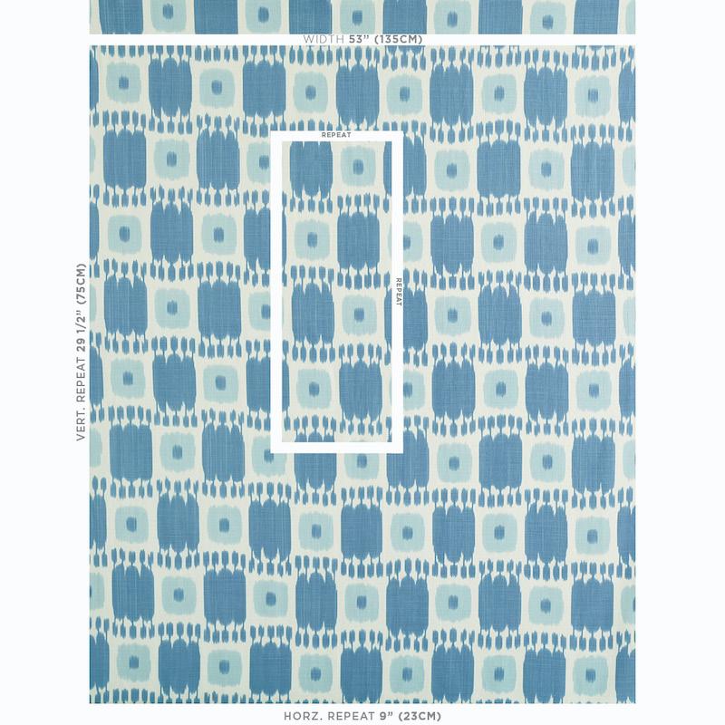 Schumacher Kandira Sky Fabric