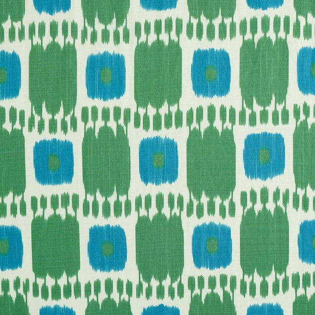 Schumacher Kandira Peacock Fabric