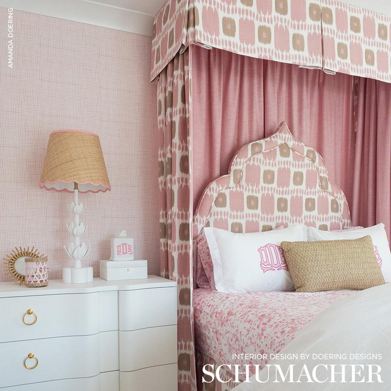 Schumacher Kandira Pink Fabric