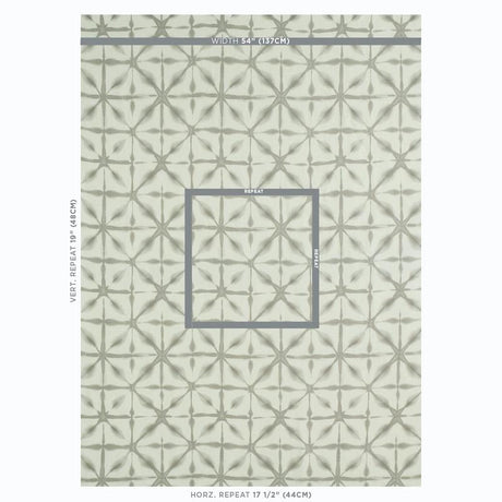 Schumacher Andromeda Linen Smoke Fabric