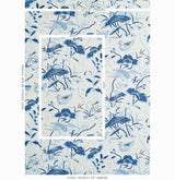Schumacher Lotus Garden Porcelain Fabric