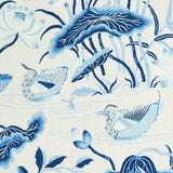 Schumacher Lotus Garden Porcelain Fabric