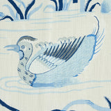 Schumacher Lotus Garden Porcelain Fabric