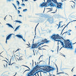 Schumacher Lotus Garden Porcelain Fabric