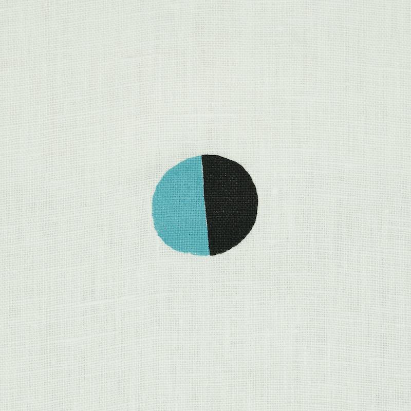 Schumacher Joshua Tree Multi Moons On Ivory Fabric