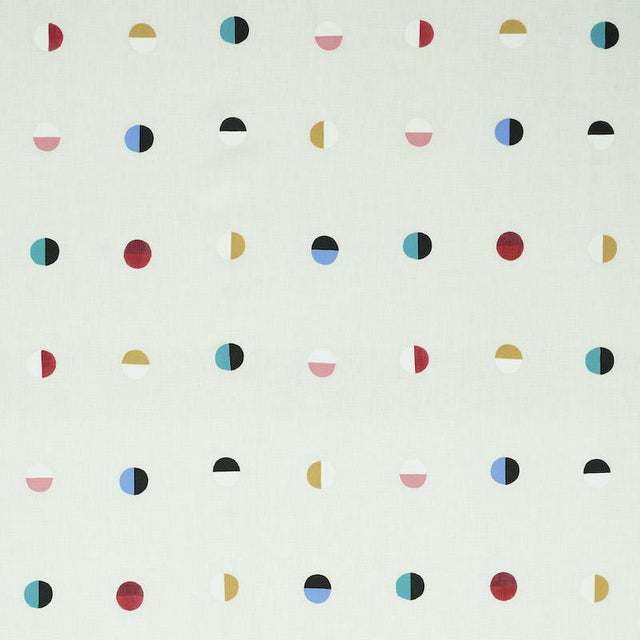 Schumacher Joshua Tree Multi Moons On Ivory Fabric
