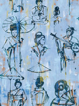 Scalamandre Yumiko Sky Wallpaper