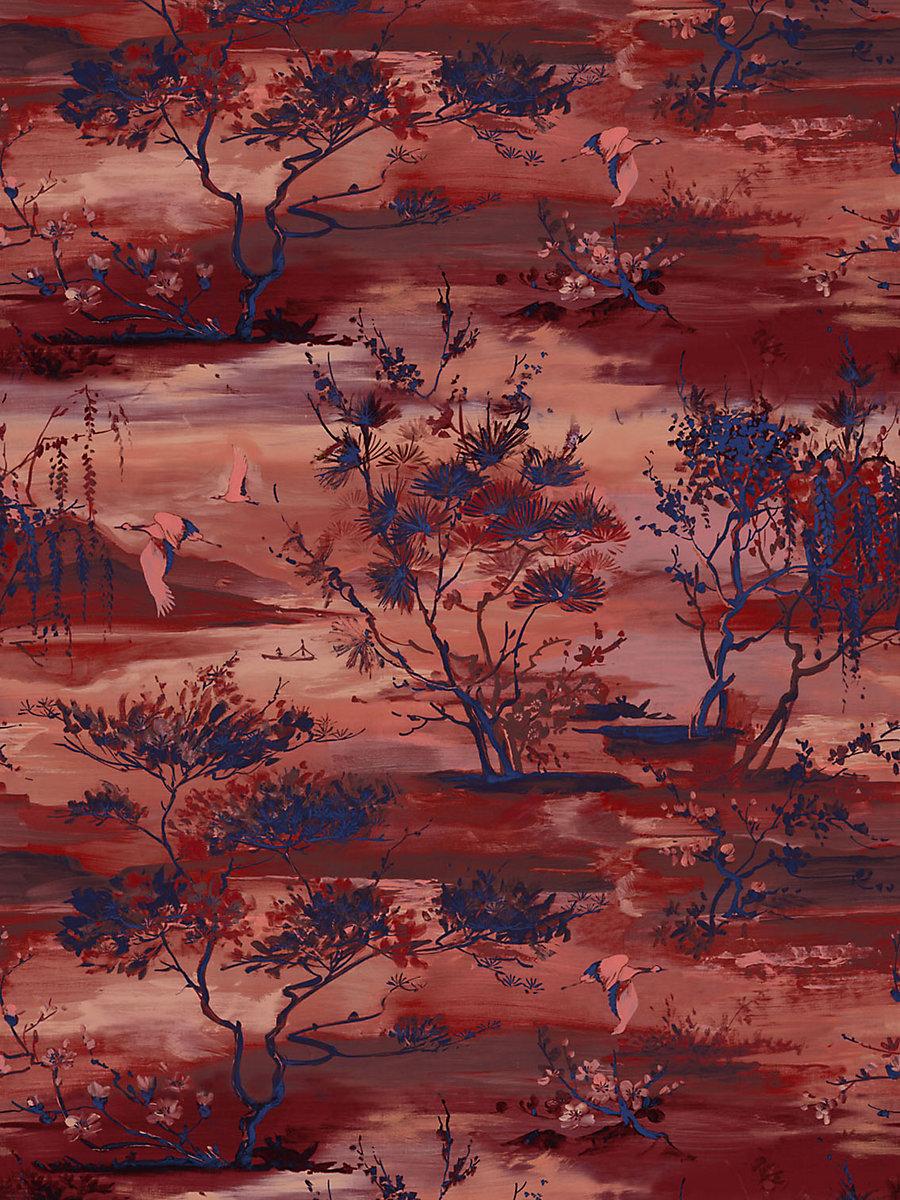 Scalamandre Sagimai Brick Wallpaper