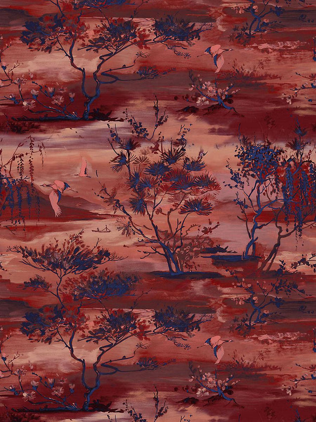 Scalamandre Sagimai Brick Wallpaper