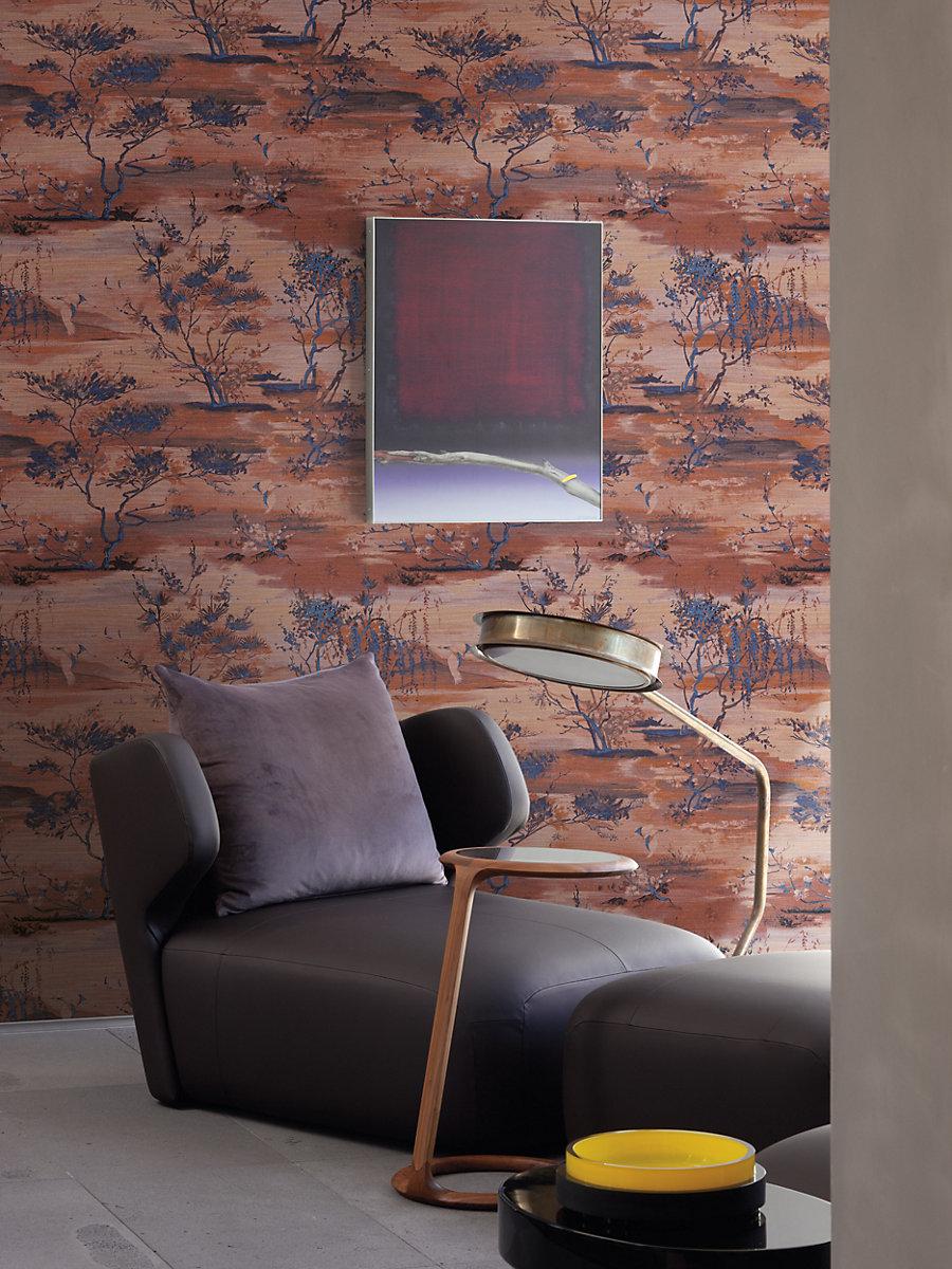 Scalamandre Sagimai Brick Wallpaper