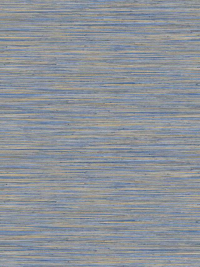 Scalamandre Akita Dark Blue Wallpaper