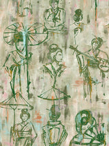 Scalamandre Yumiko Leaf Wallpaper