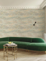 Scalamandre Sagimai Aqua Wallpaper