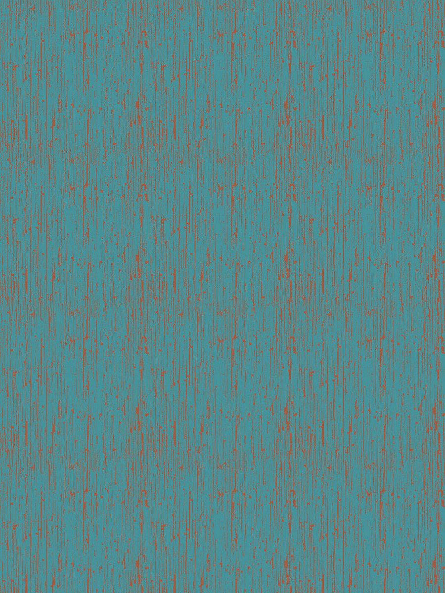 Scalamandre Take Turquoise Coral Wallpaper