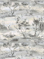 Scalamandre Sagimai Charcoal Wallpaper