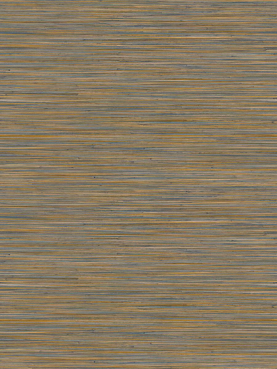 Scalamandre Akita Blue Orange Wallpaper