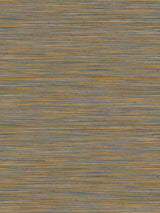 Scalamandre Akita Blue Orange Wallpaper