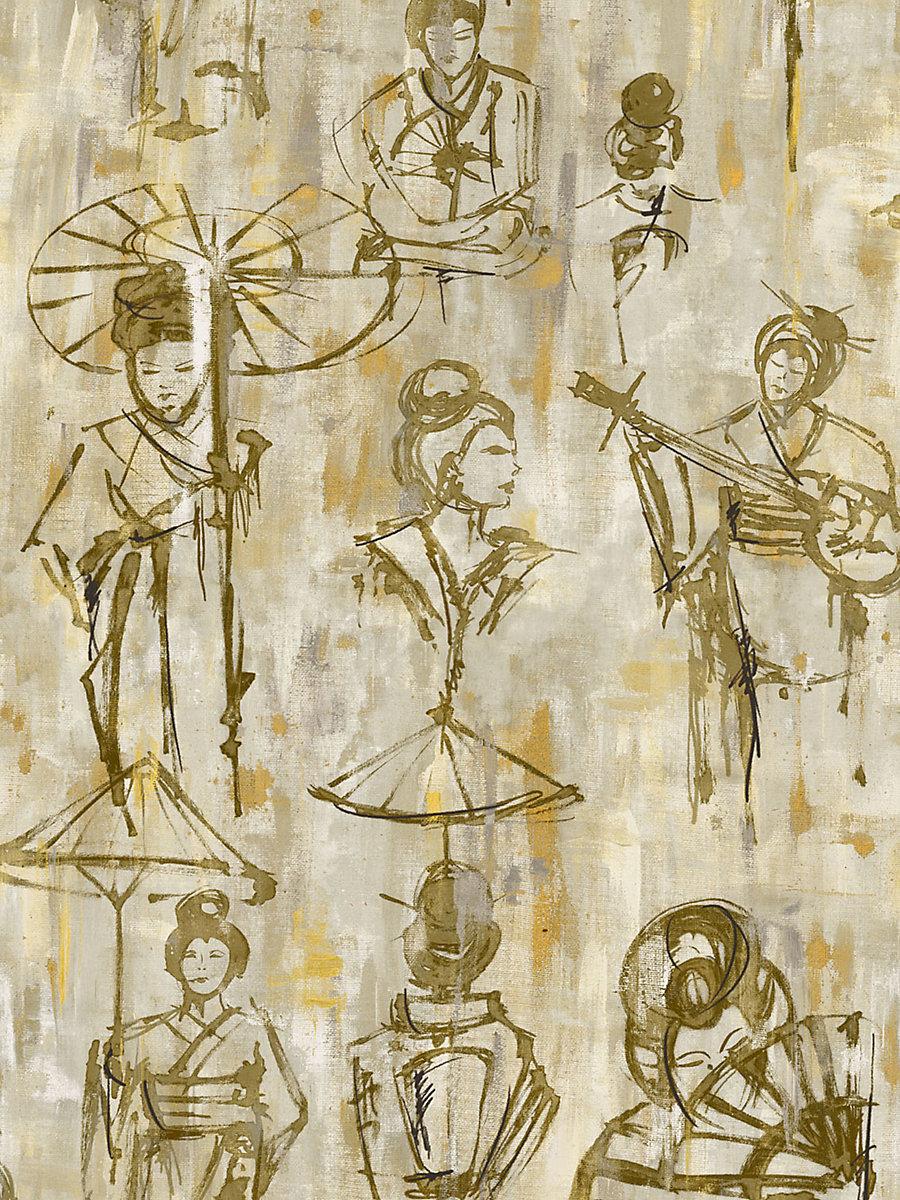 Scalamandre Yumiko Moss Wallpaper