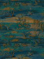 Scalamandre Sagimai Teal Wallpaper