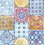 Seabrook Colorful Moroccan Tile Multicolored Wallpaper