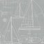 Seabrook Yacht Club Gray Wallpaper