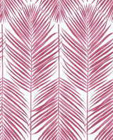 Seabrook Paradise Palm Cerise Pink Wallpaper