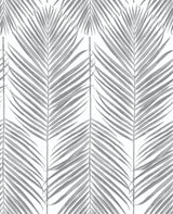 Seabrook Paradise Palm Daydream Gray Wallpaper