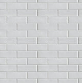 Seabrook Subway Tile Ivory Wallpaper